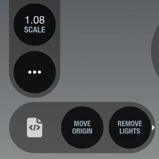 Pressing the button shows an animation while it runs, and stops when done