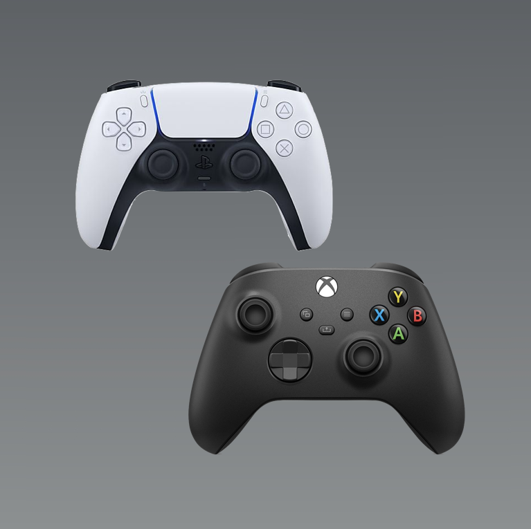 PTZ camera control with joysticks (Bluetooth control pads)