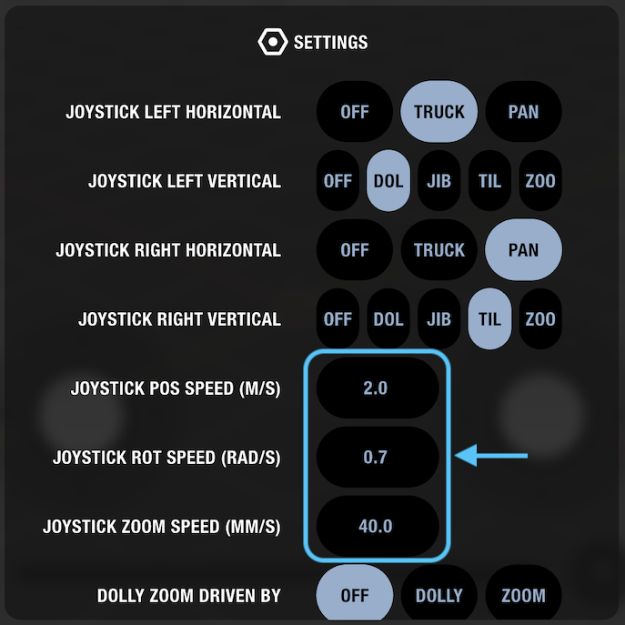 Joystick Speed